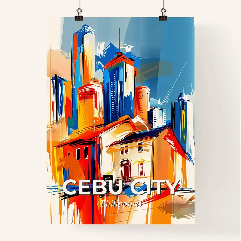 Vibrant Cebu City, Philippines Poster