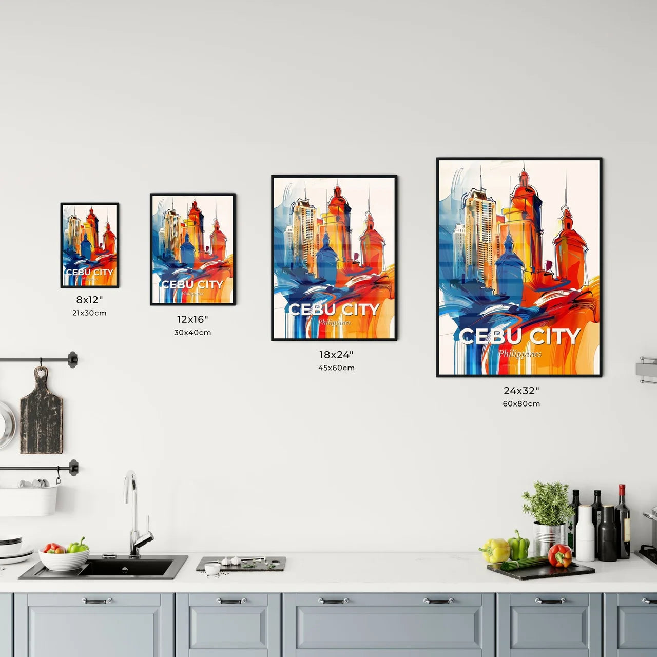 Vibrant Cebu City, Philippines Kitchen Art