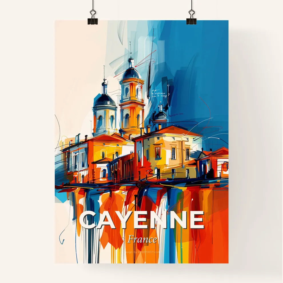 Vibrant Cayenne, France Poster