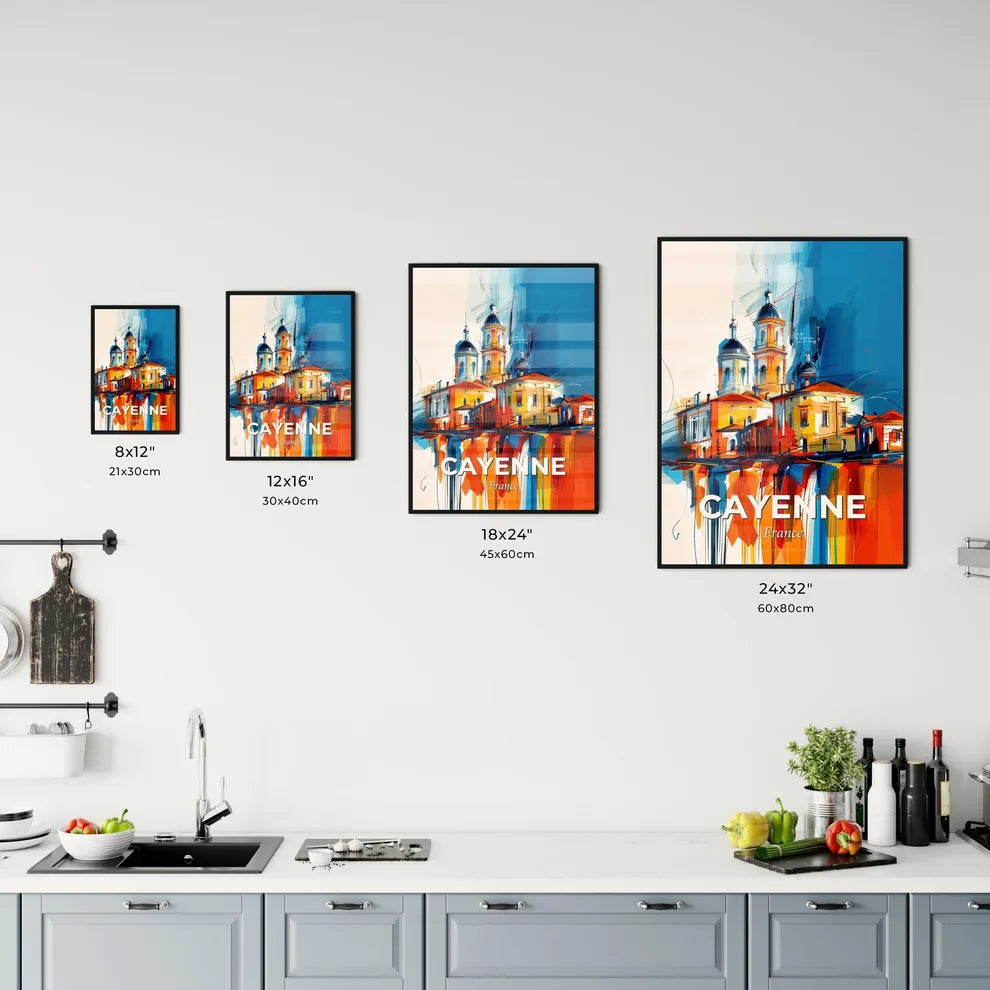 Vibrant Cayenne, France Kitchen Art