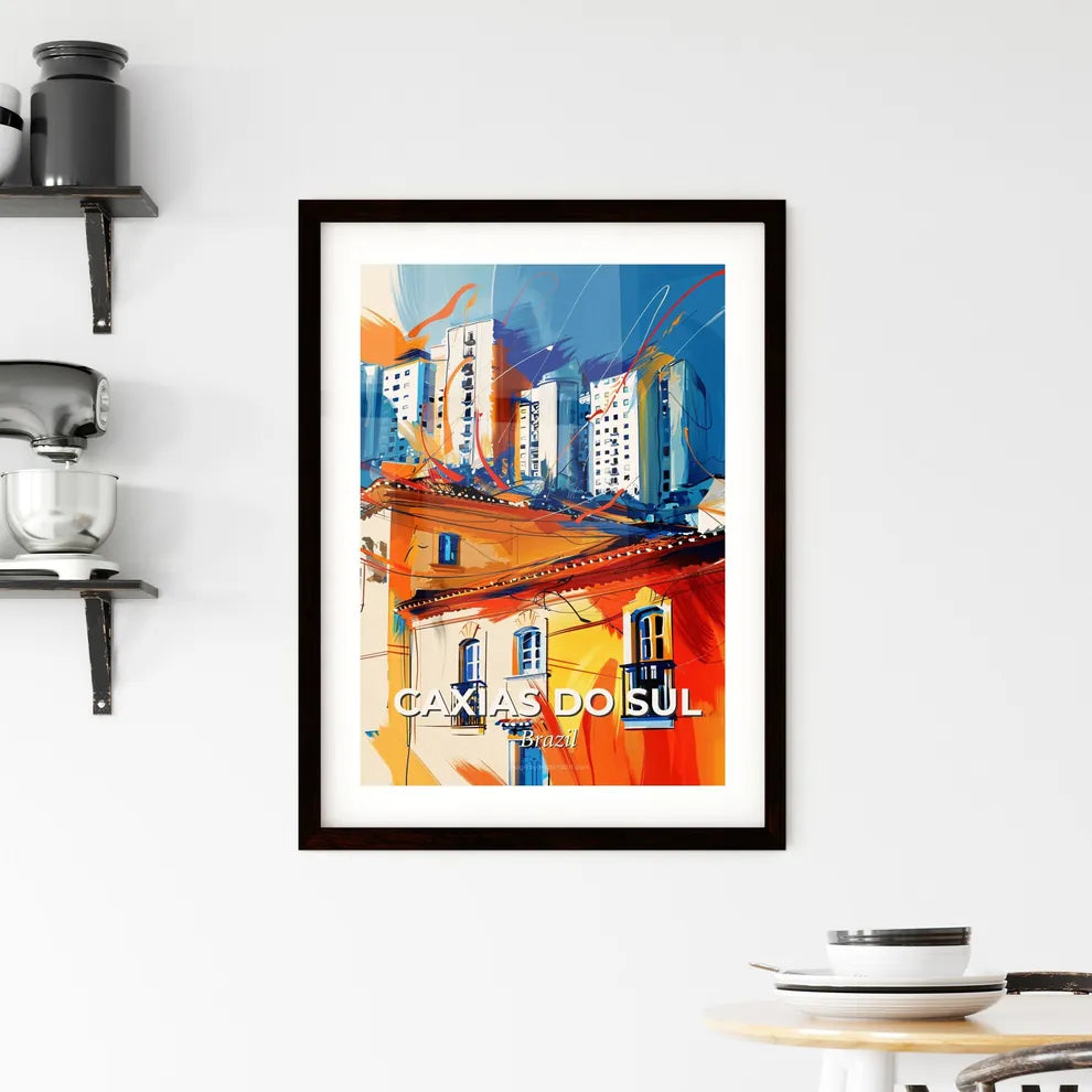 Vibrant Caxias Do Sul, Brazil Framed Print