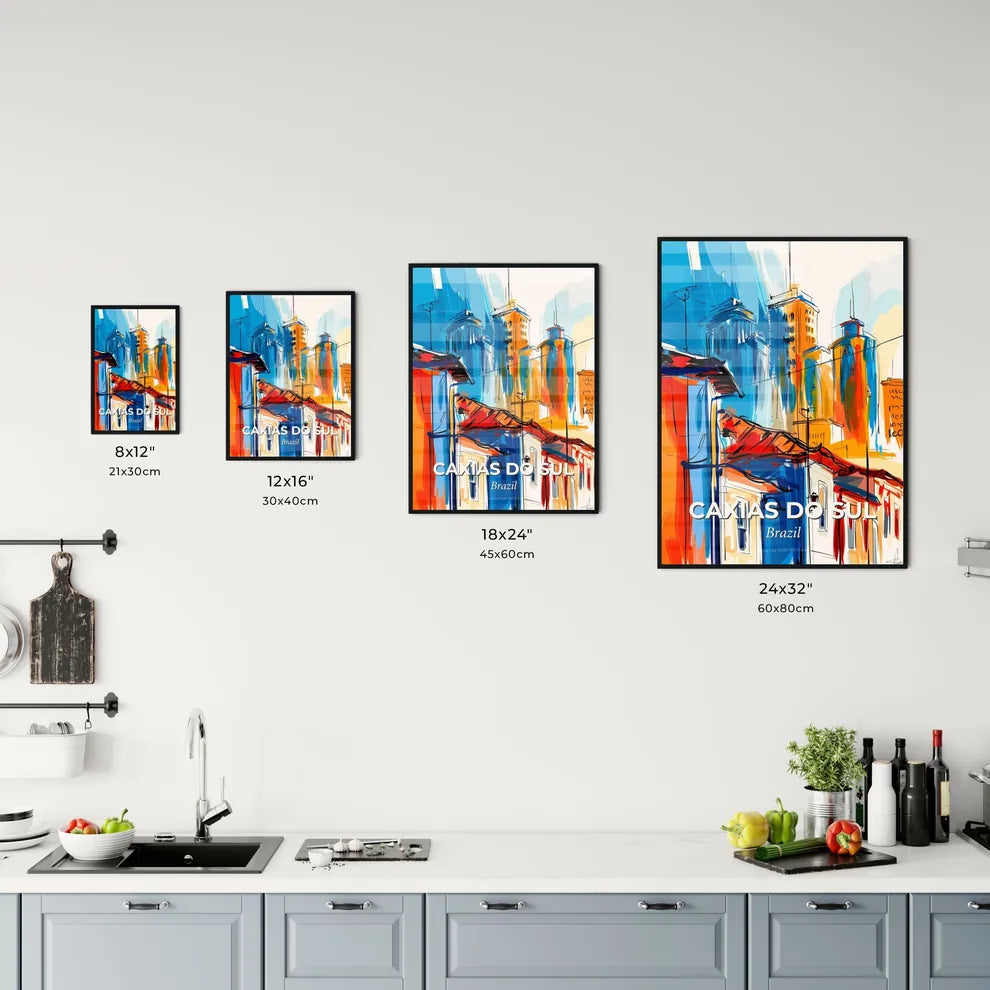 Vibrant Caxias Do Sul, Brazil Kitchen Art