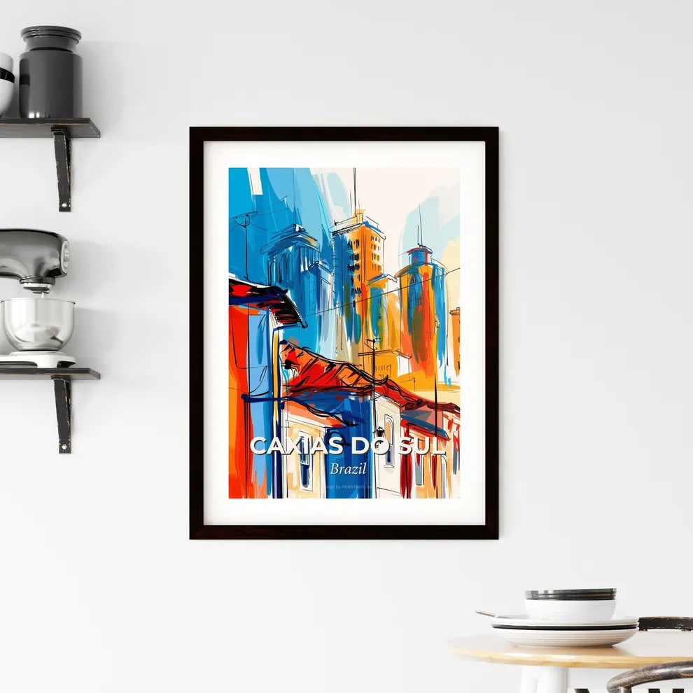 Vibrant Caxias Do Sul, Brazil Framed Print