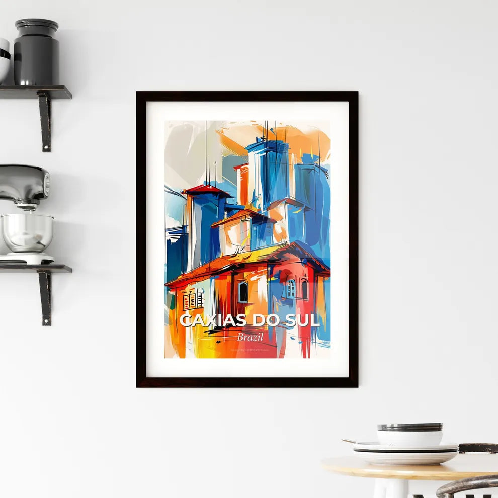Vibrant Caxias Do Sul, Brazil Framed Print