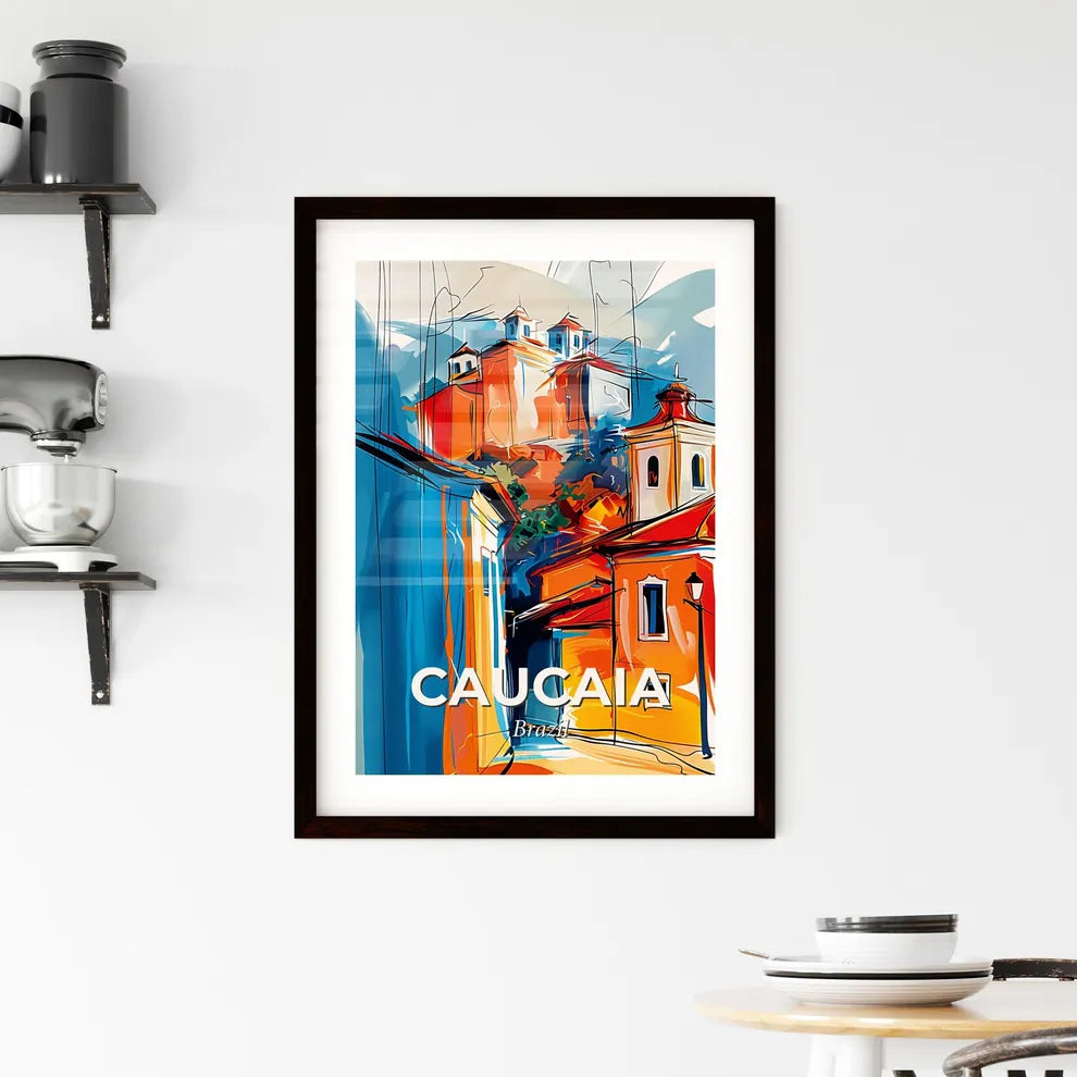 Vibrant Caucaia, Brazil Framed Print