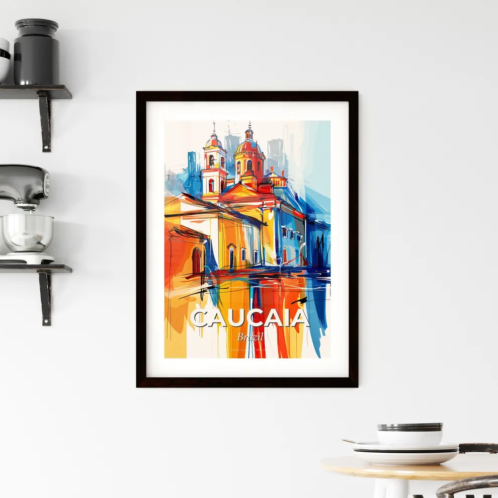 Vibrant Caucaia, Brazil Framed Print