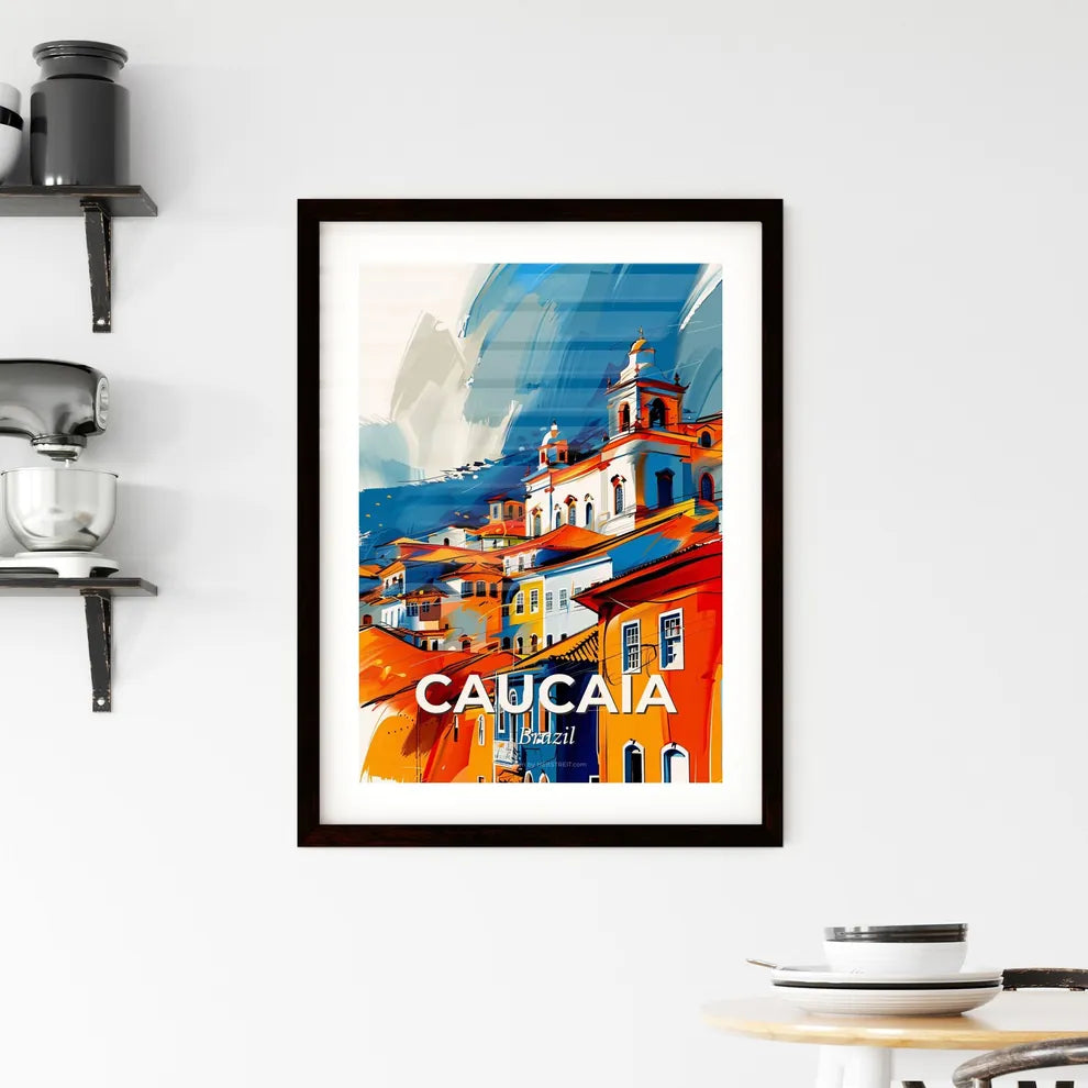 Vibrant Caucaia, Brazil Framed Print