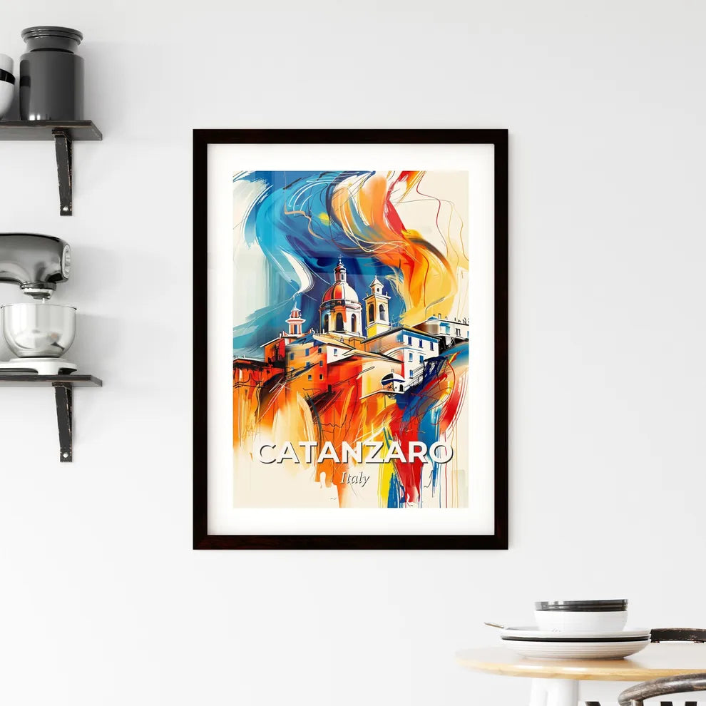 Vibrant Catanzaro, Italy Framed Print