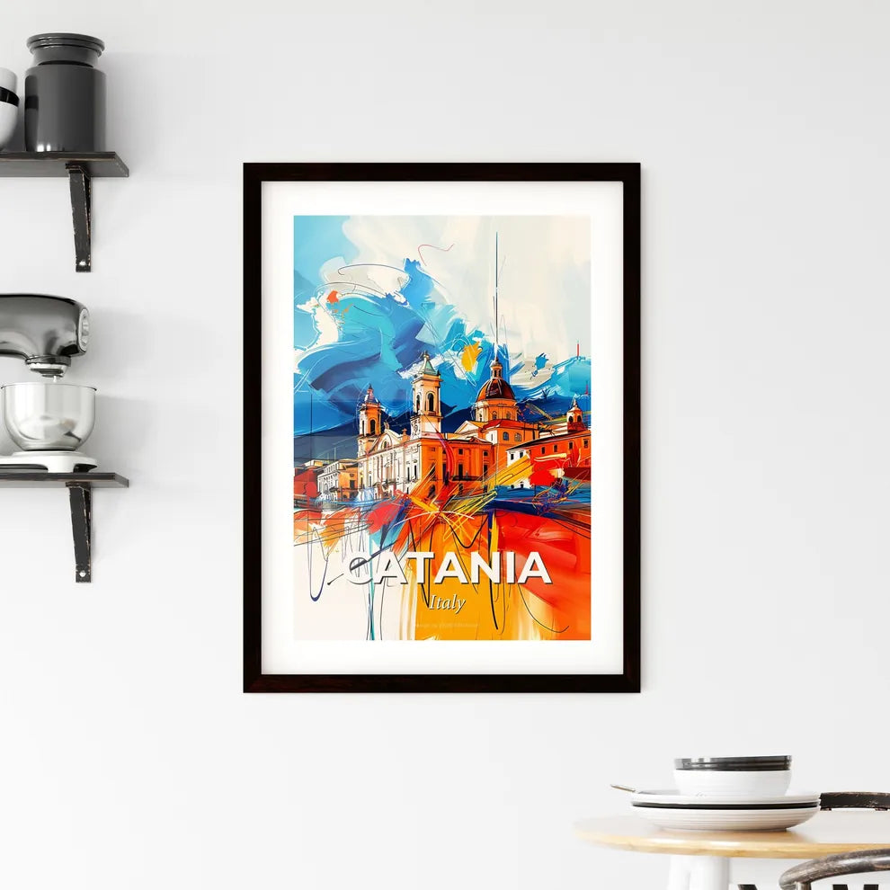 Vibrant Catania , Italy Framed Print