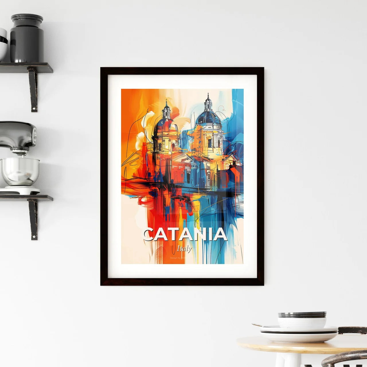 Vibrant Catania , Italy Framed Print
