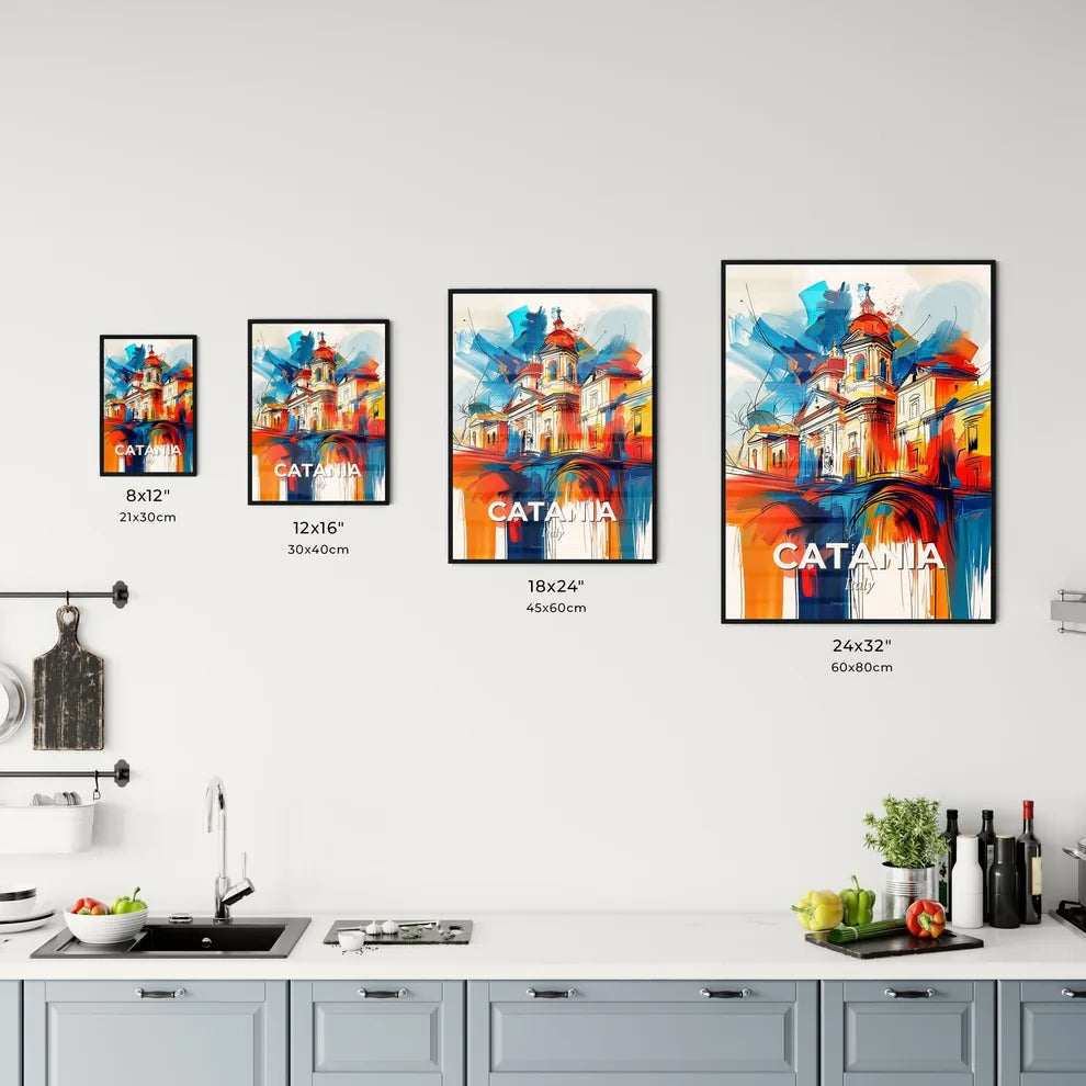 Vibrant Catania , Italy Kitchen Art