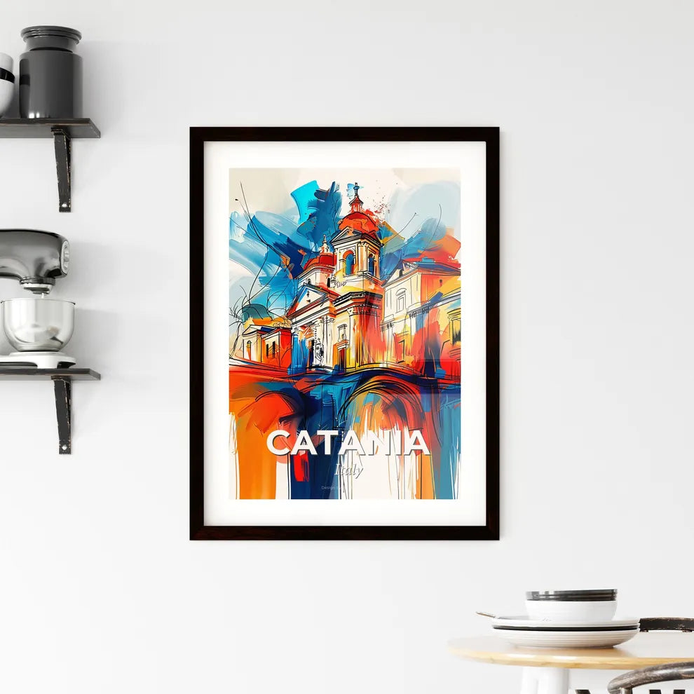 Vibrant Catania , Italy Framed Print