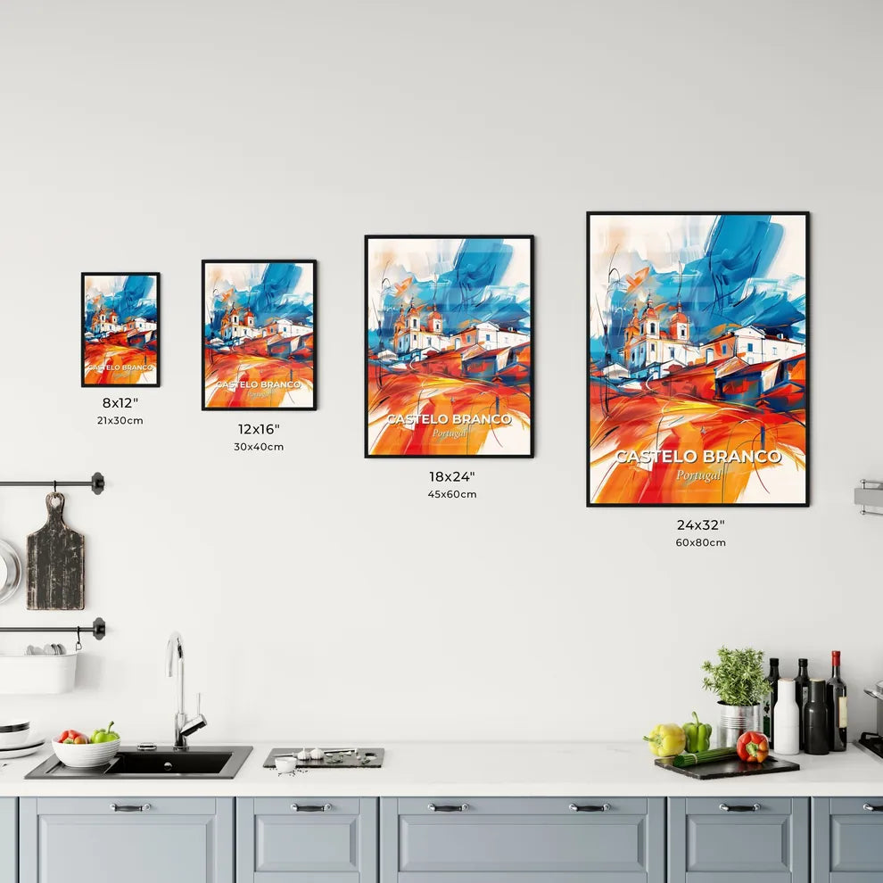 Vibrant Castelo Branco, Portugal Kitchen Art
