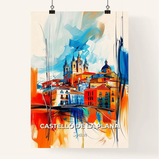 Vibrant Castelló De La Plana, Spain Poster