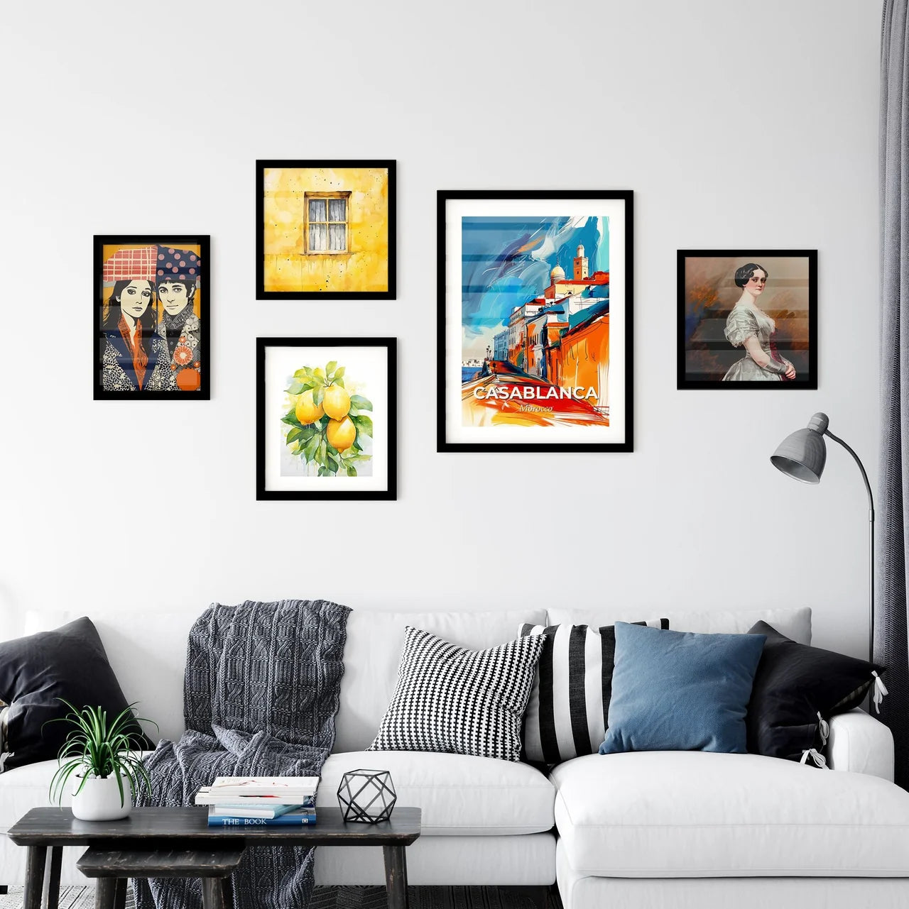 Vibrant Casablanca, Morocco Wall Art Collection