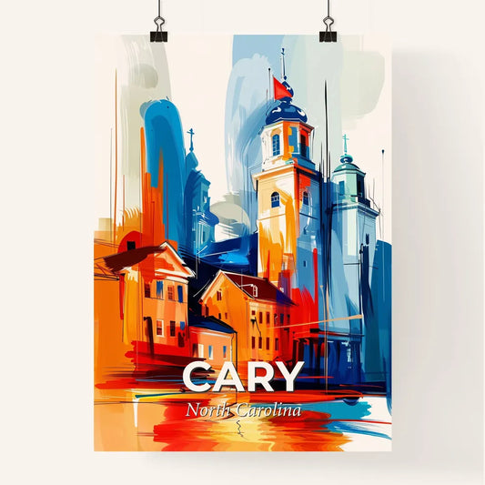 Vibrant Cary, North Carolina Poster