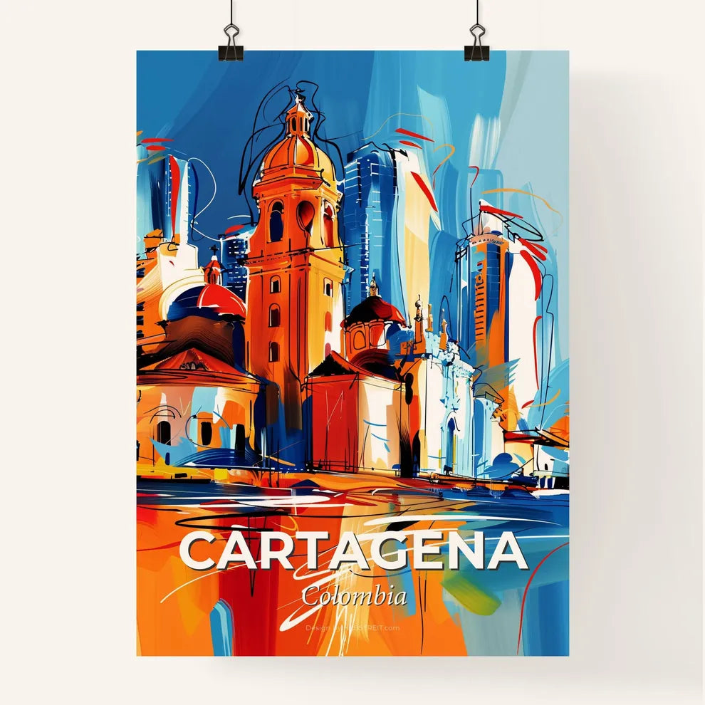 Vibrant Cartagena, Colombia Poster