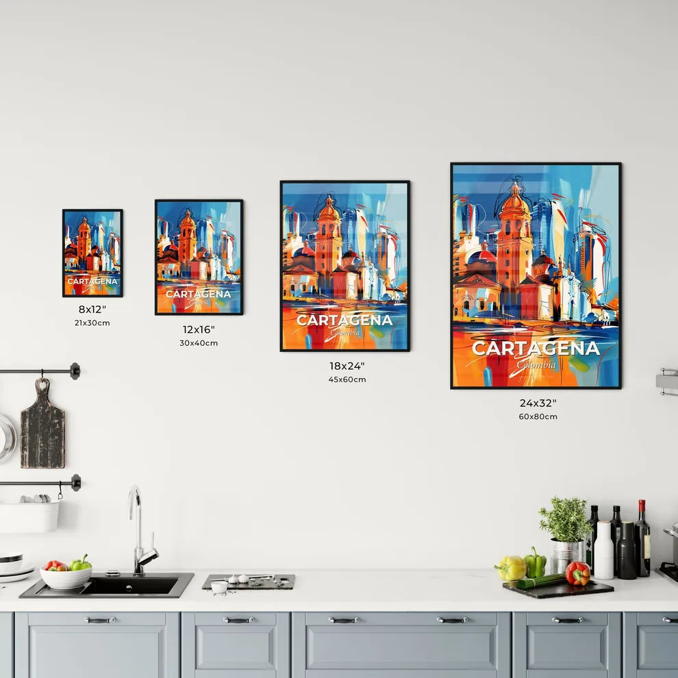 Vibrant Cartagena, Colombia Kitchen Art