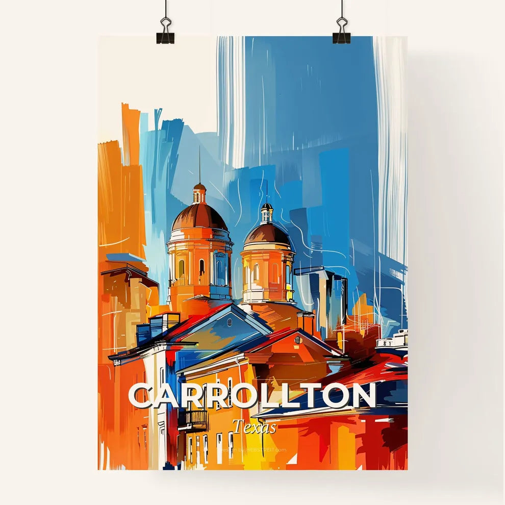 Vibrant Carrollton, Texas Poster