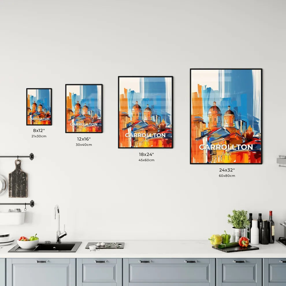 Vibrant Carrollton, Texas Kitchen Art