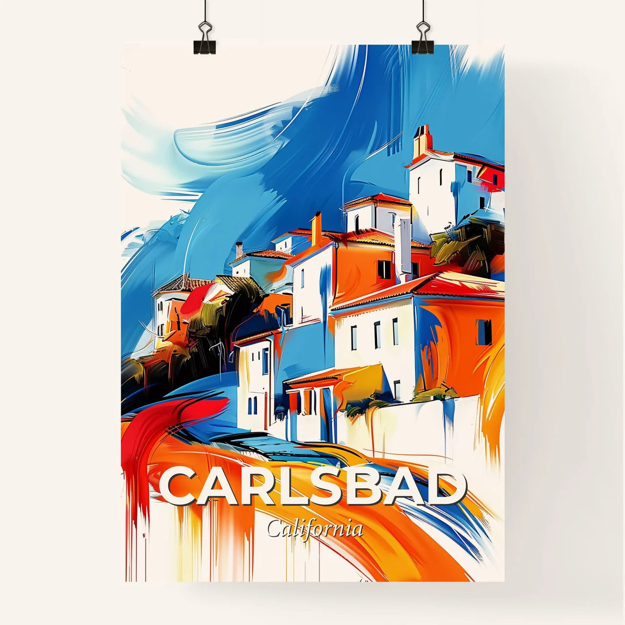 Vibrant Carlsbad, California Poster