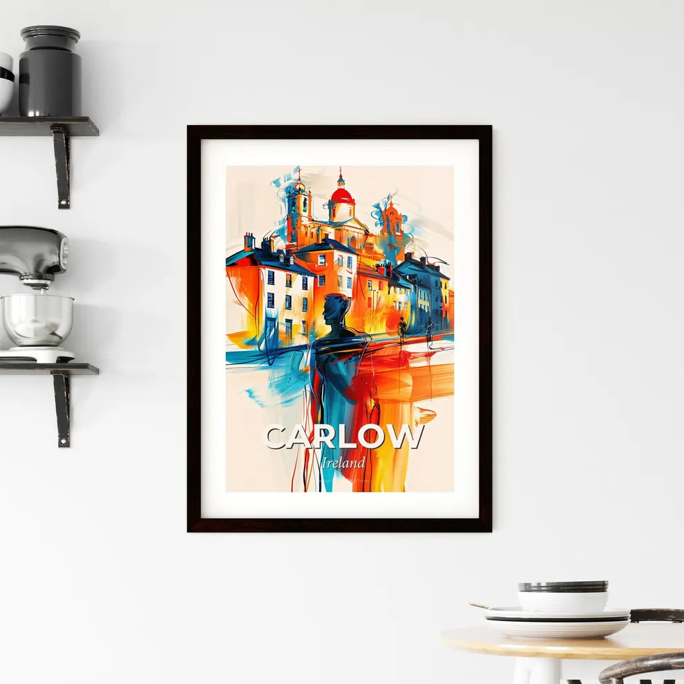 Vibrant Carlow, Ireland Framed Print