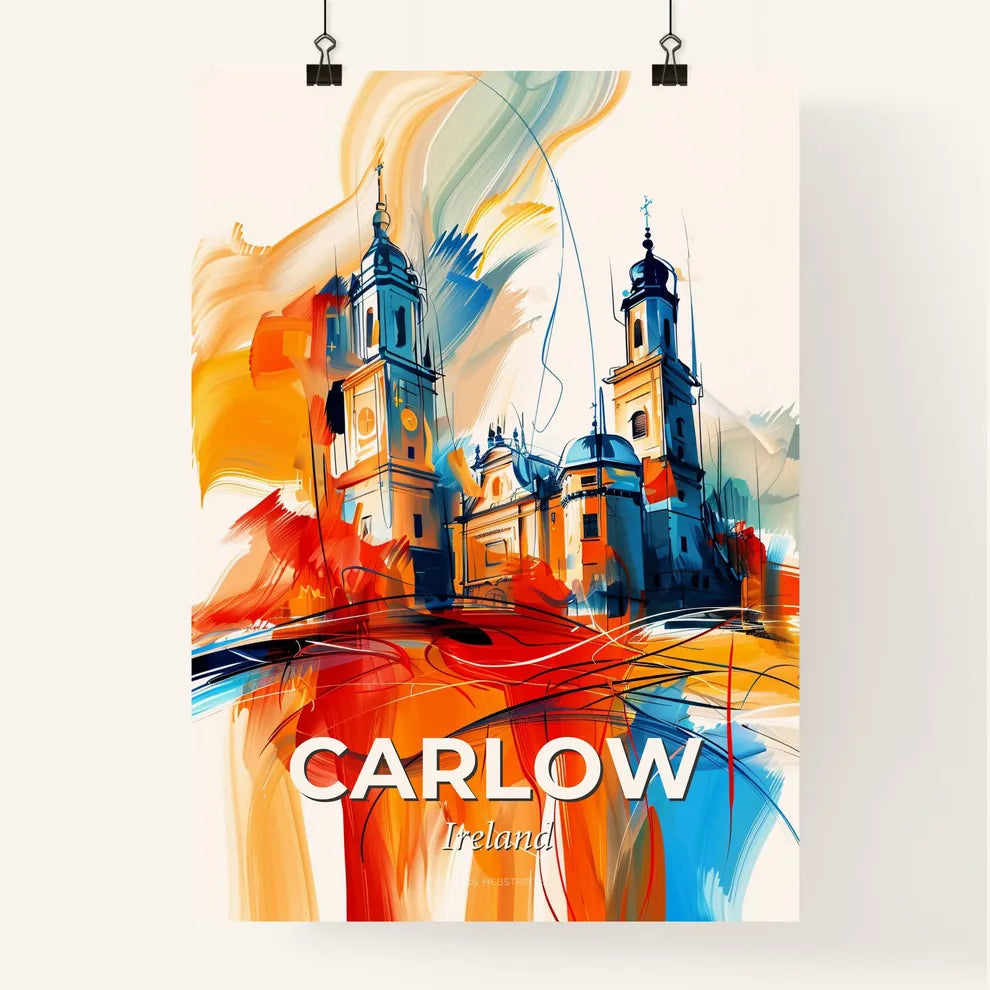 Vibrant Carlow, Ireland Poster