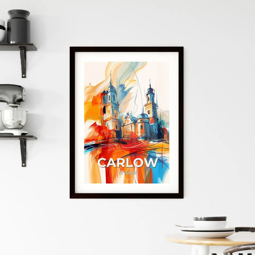 Vibrant Carlow, Ireland Framed Print