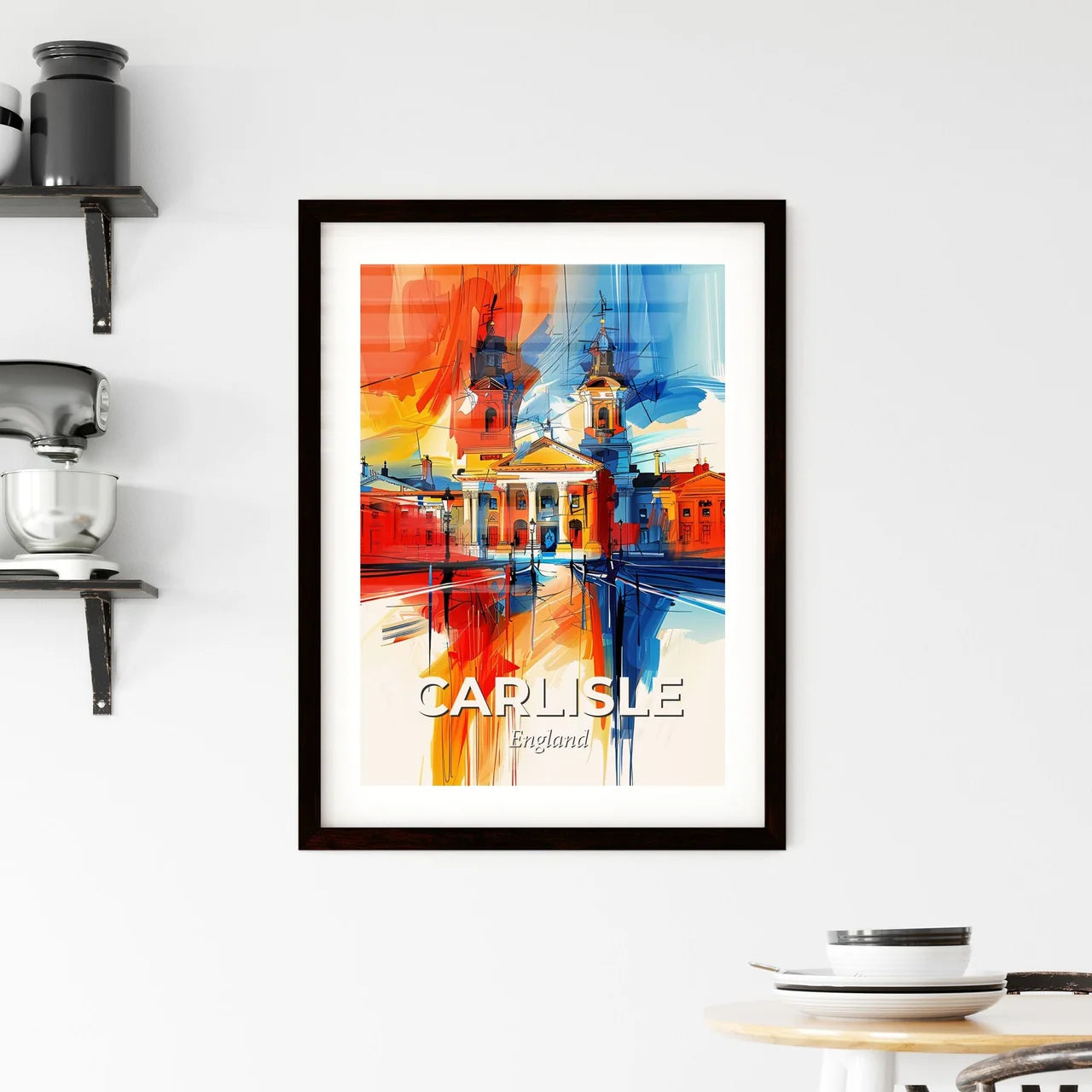 Vibrant Carlisle, England Framed Print