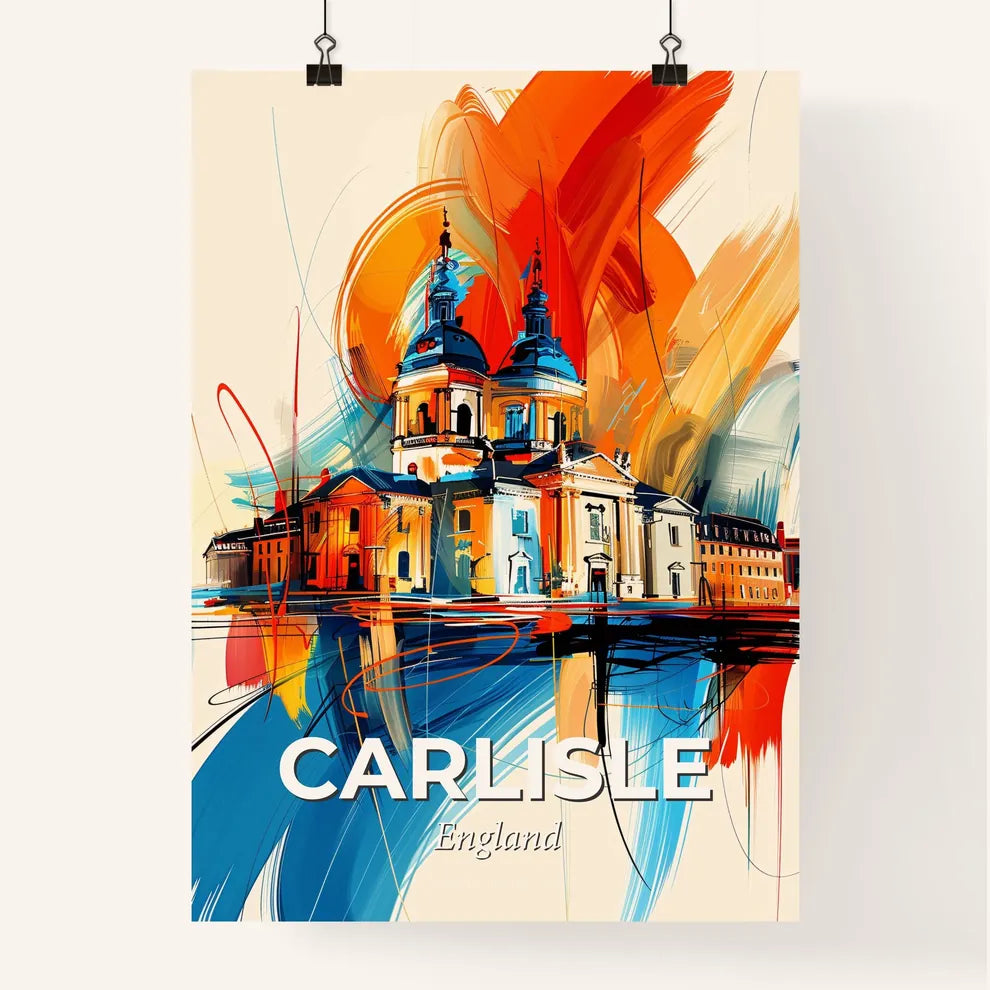 Vibrant Carlisle, England Poster