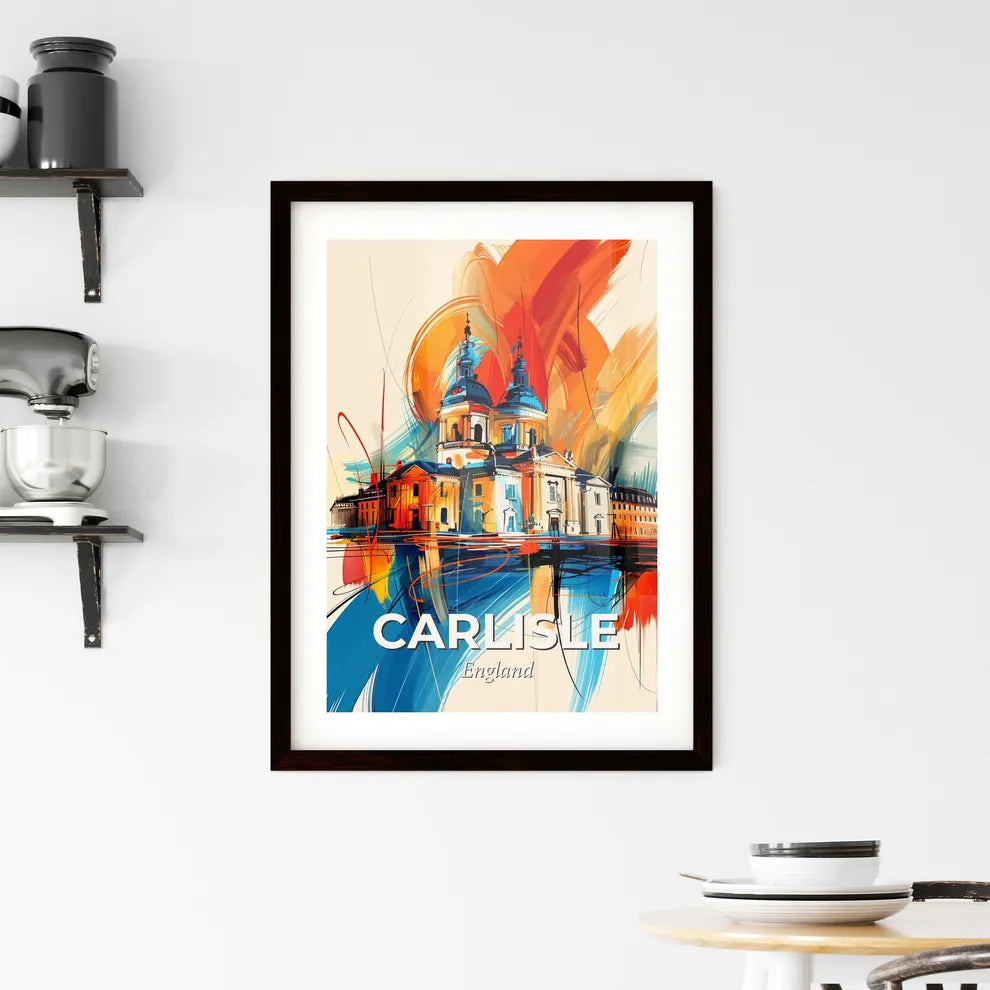 Vibrant Carlisle, England Framed Print