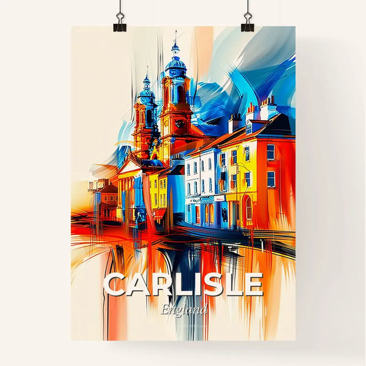 Vibrant Carlisle, England Poster