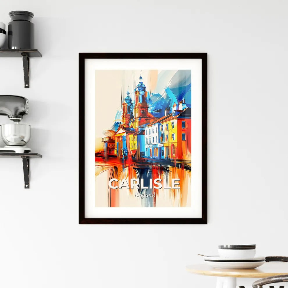 Vibrant Carlisle, England Framed Print