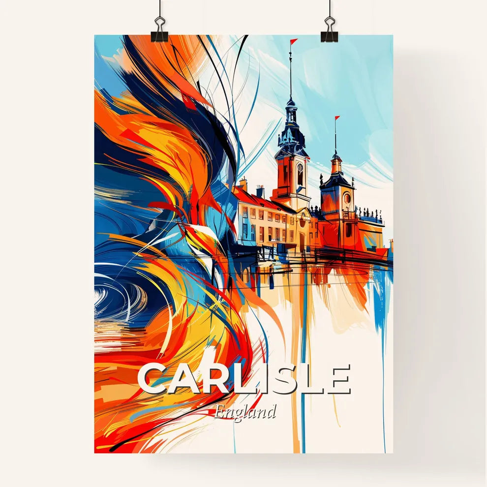 Vibrant Carlisle, England Poster