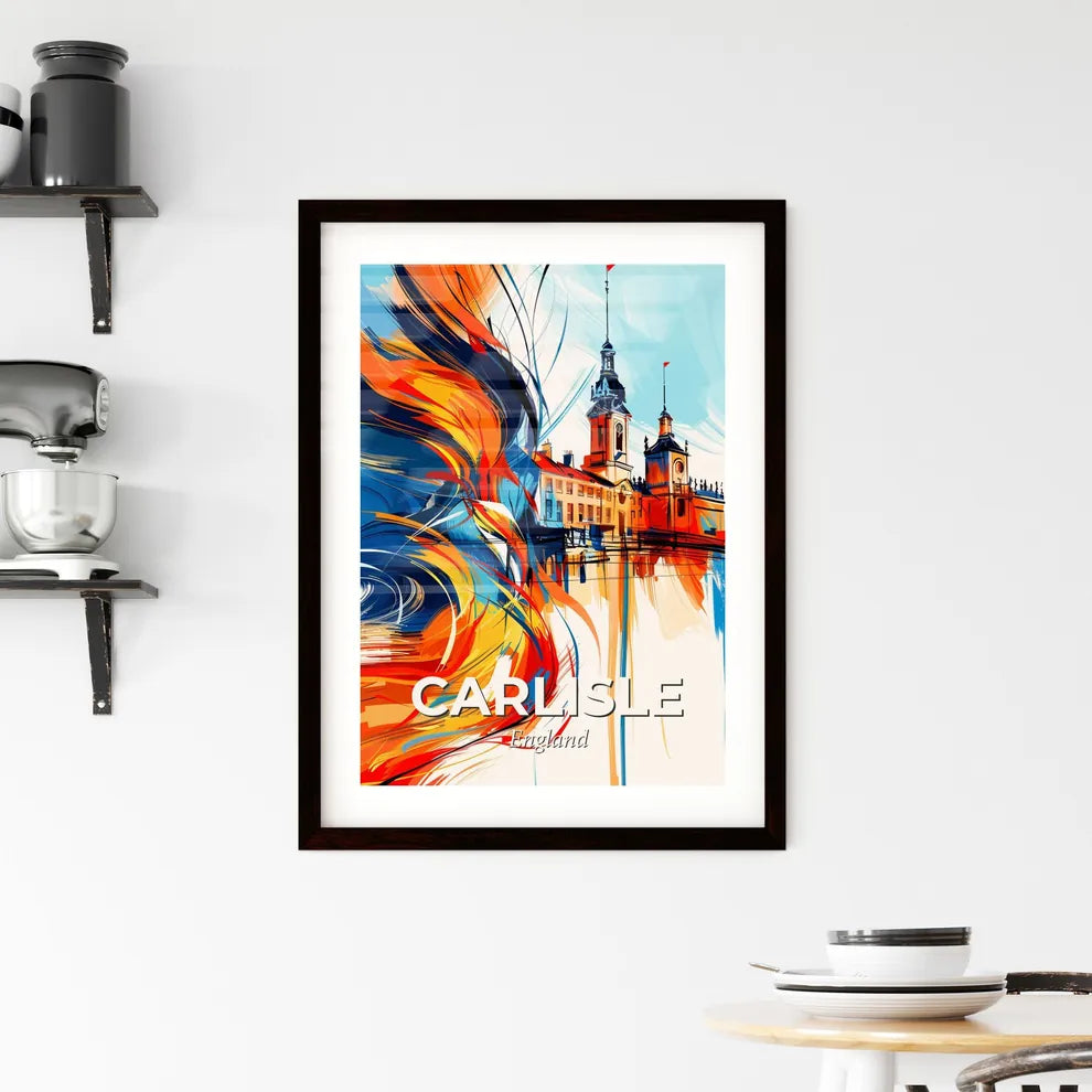 Vibrant Carlisle, England Framed Print