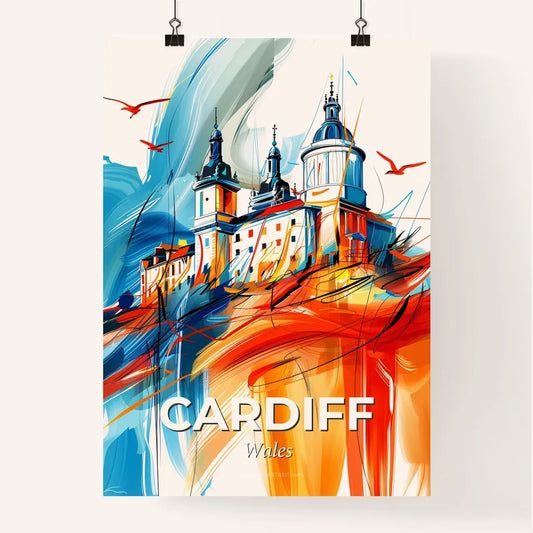 Vibrant Cardiff, Wales Poster