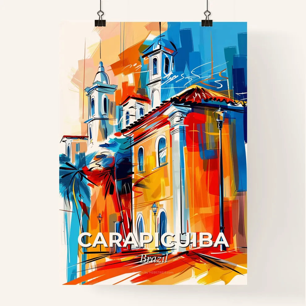 Vibrant Carapicuiba, Brazil Poster