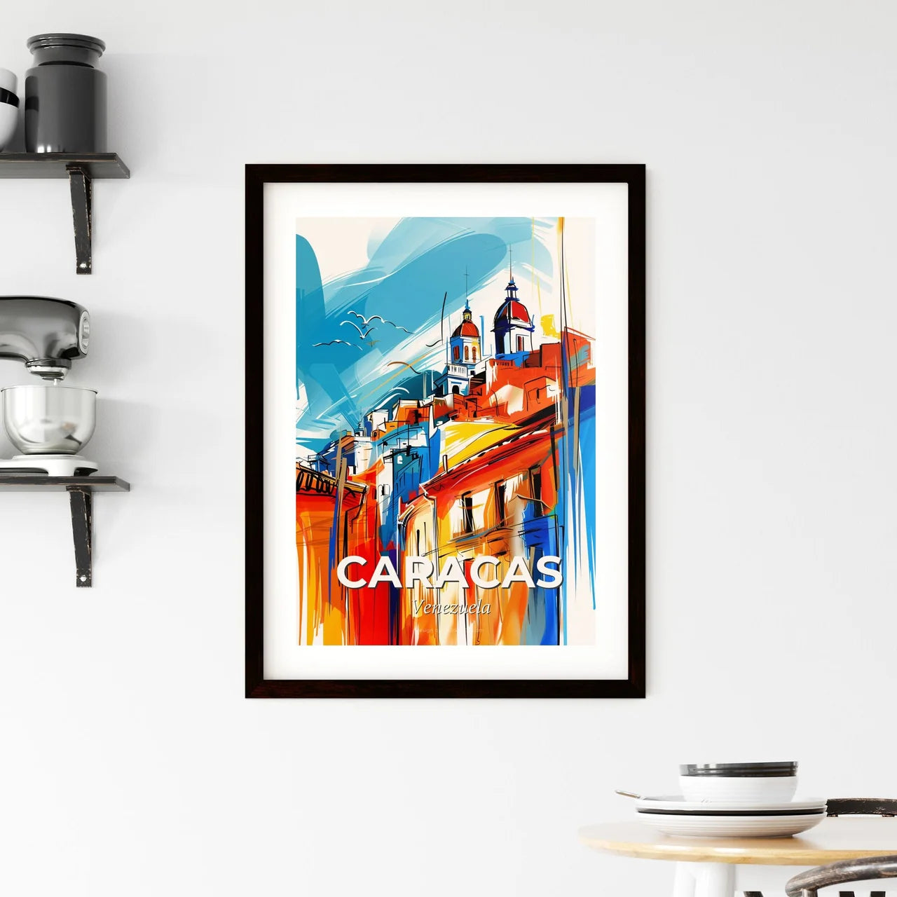 Vibrant Caracas, Venezuela Framed Print