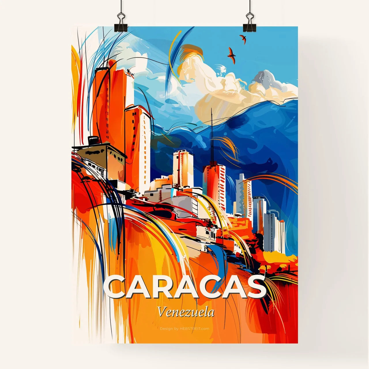 Vibrant Caracas, Venezuela Poster