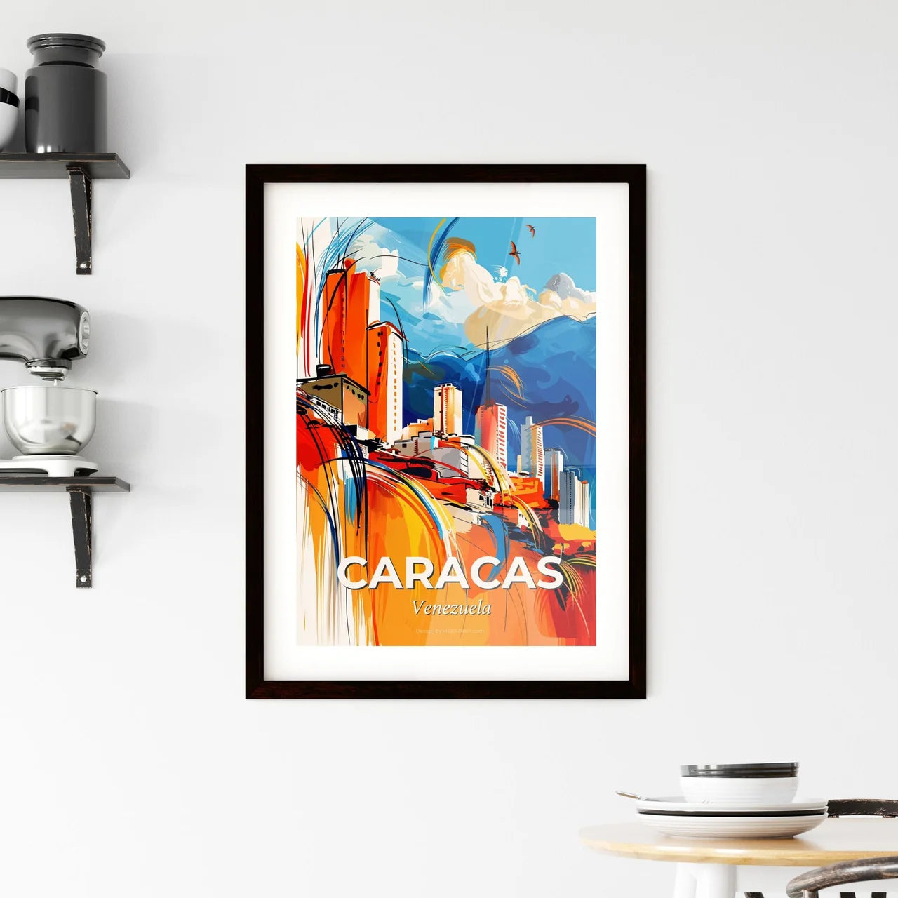Vibrant Caracas, Venezuela Framed Print