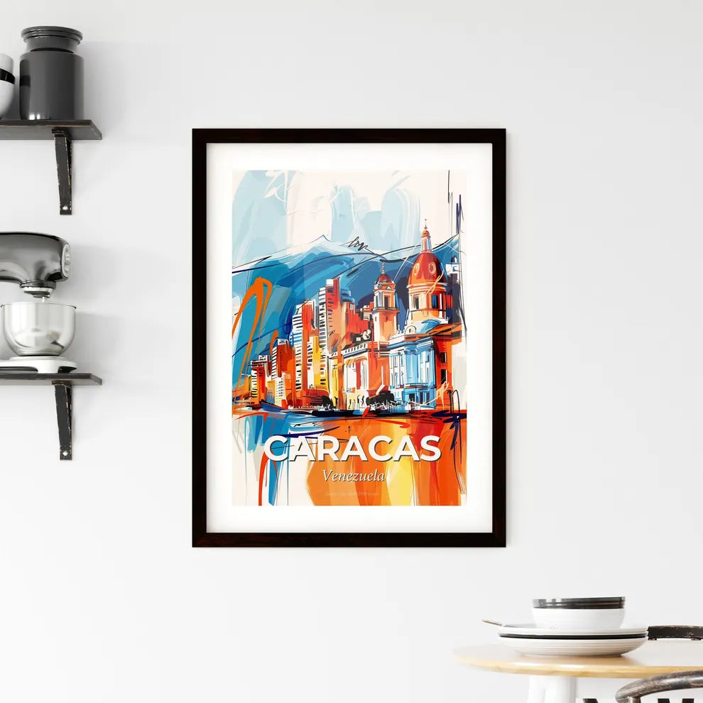 Vibrant Caracas, Venezuela Framed Print