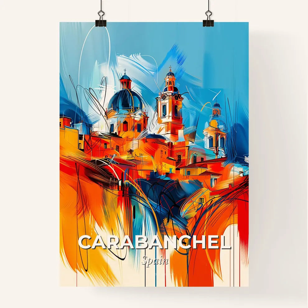 Vibrant Carabanchel, Spain Poster