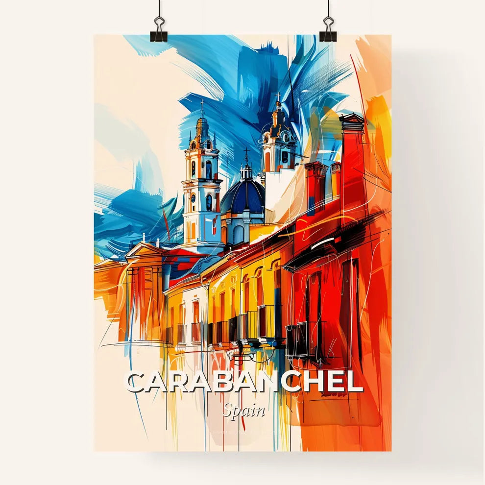 Vibrant Carabanchel, Spain Poster