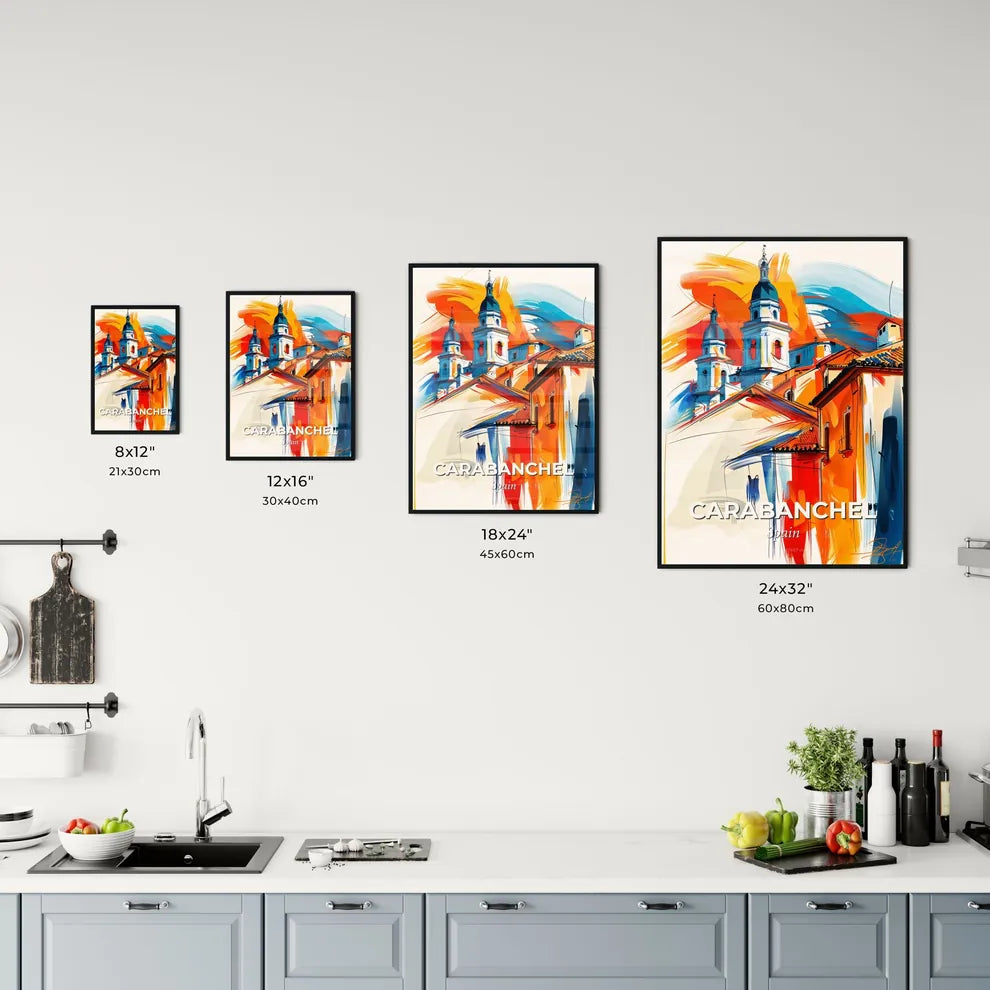 Vibrant Carabanchel, Spain Kitchen Art