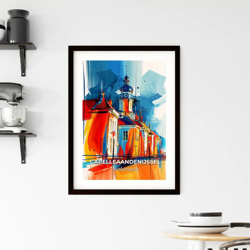 Vibrant Capelleaandenijssel, Netherlands Framed Print
