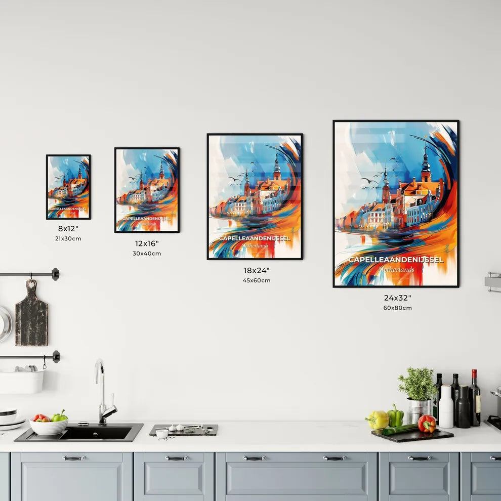Vibrant Capelleaandenijssel, Netherlands Kitchen Art