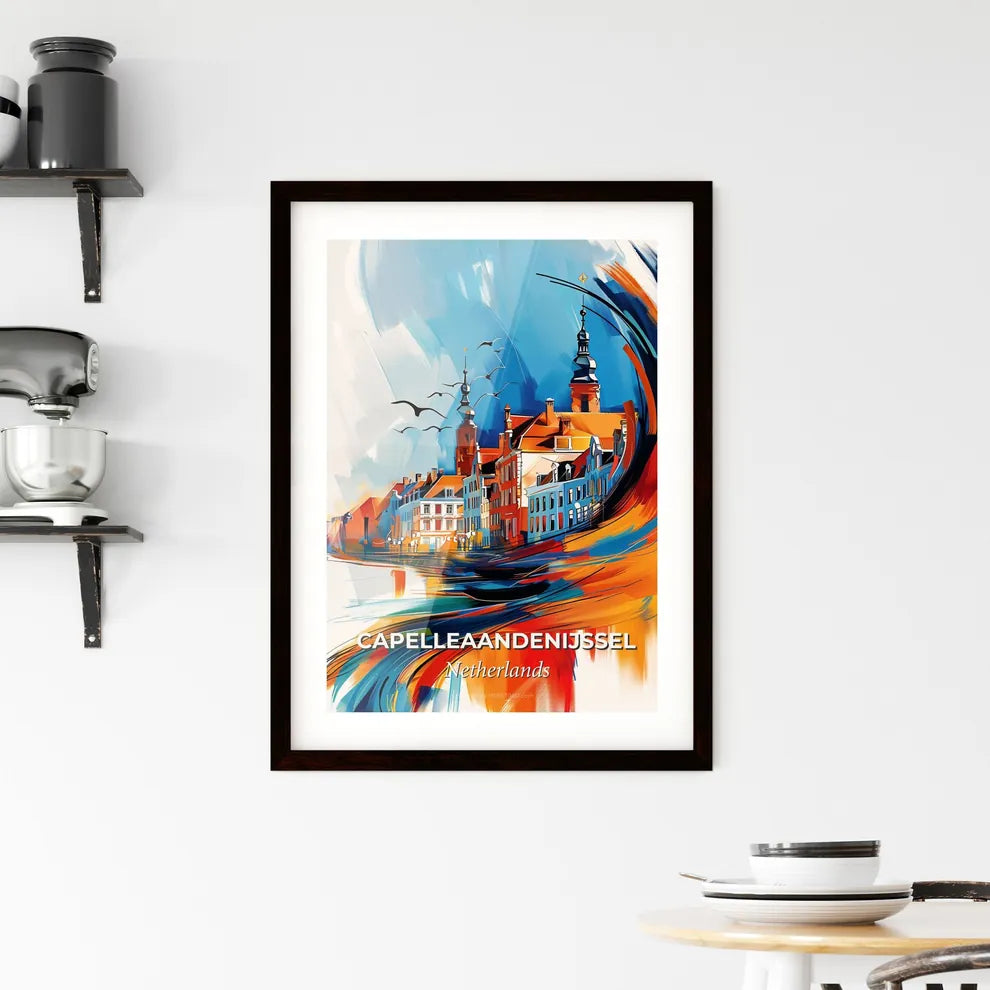 Vibrant Capelleaandenijssel, Netherlands Framed Print