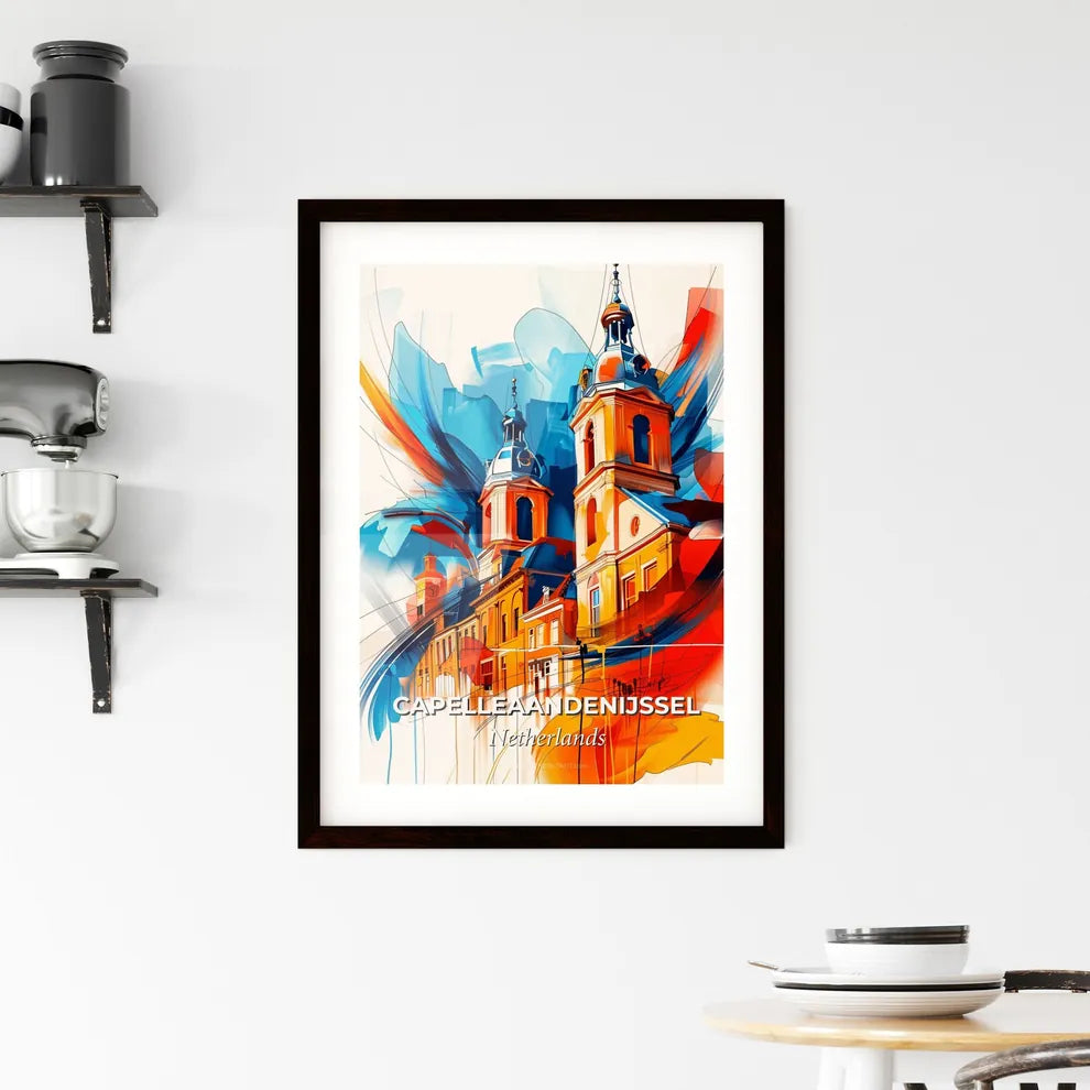Vibrant Capelleaandenijssel, Netherlands Framed Print