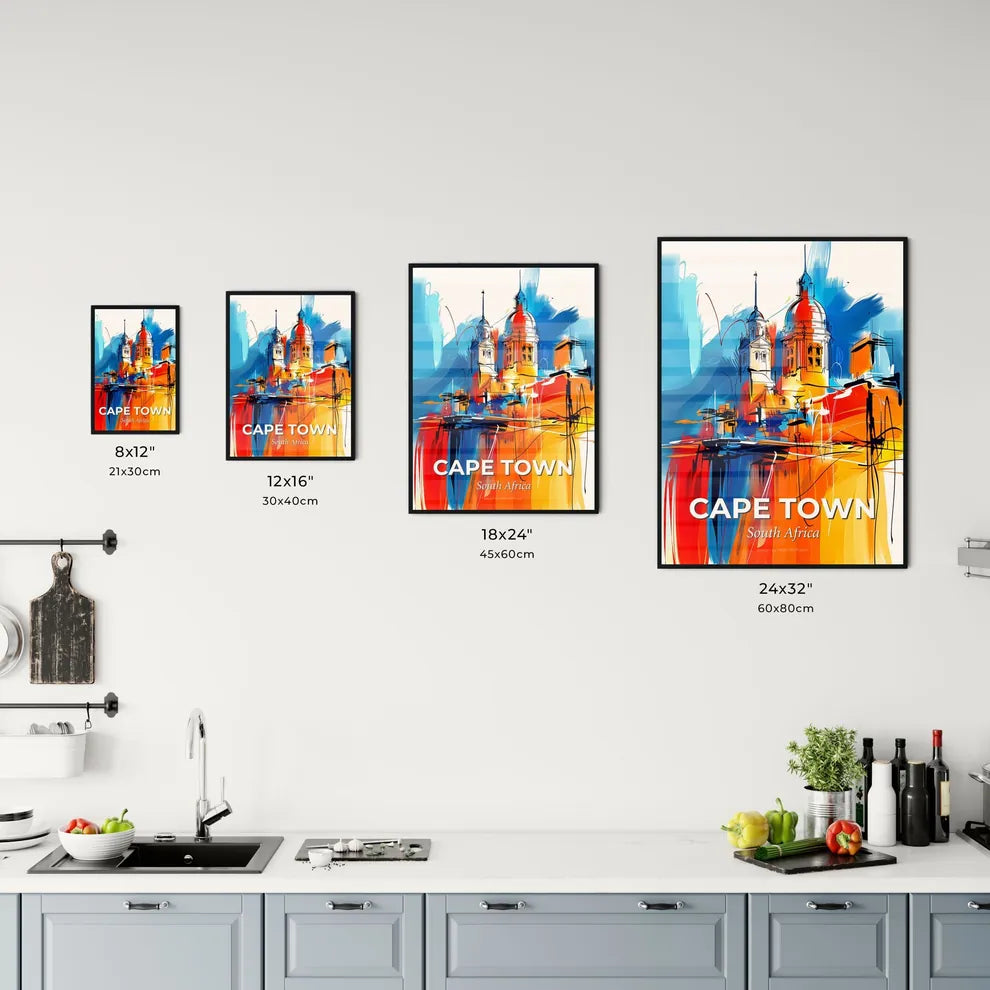 Vibrant Cape Town, South Africa Kitchen Art