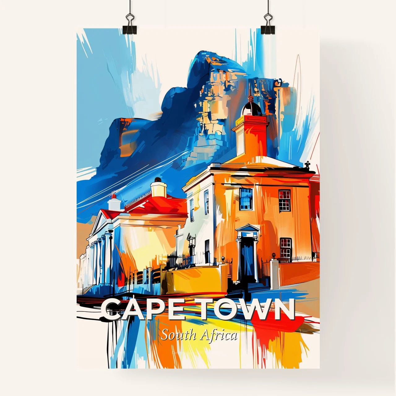 Vibrant Cape Town, South Africa Poster